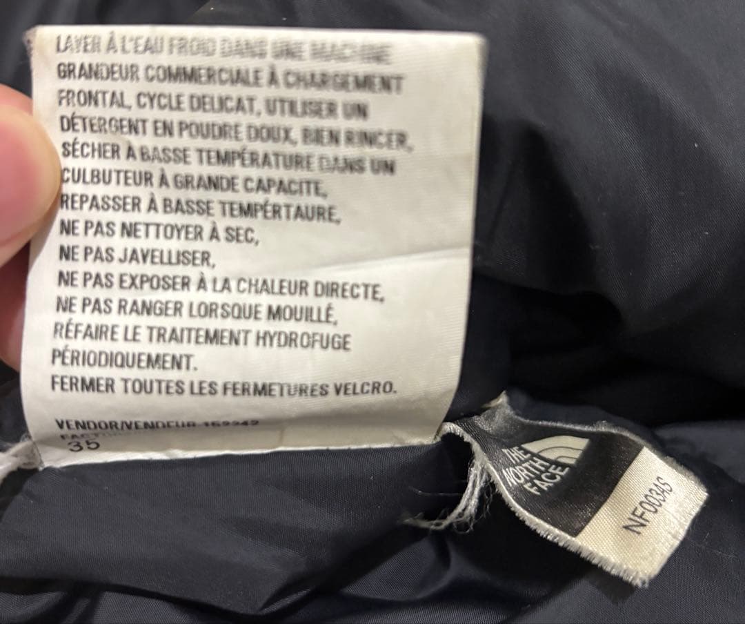 90s The North Face ダウンジャケット ヌプシ ノースフェイス黒