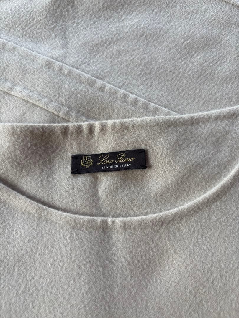 【Loro Piana】ワンピース　チュニック　ノースリーブ　ベージュ