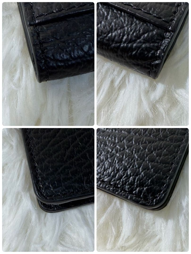 【✨極美品✨】メゾンマルジェラ 4ステッチ 名刺入れ カードケース ブラック