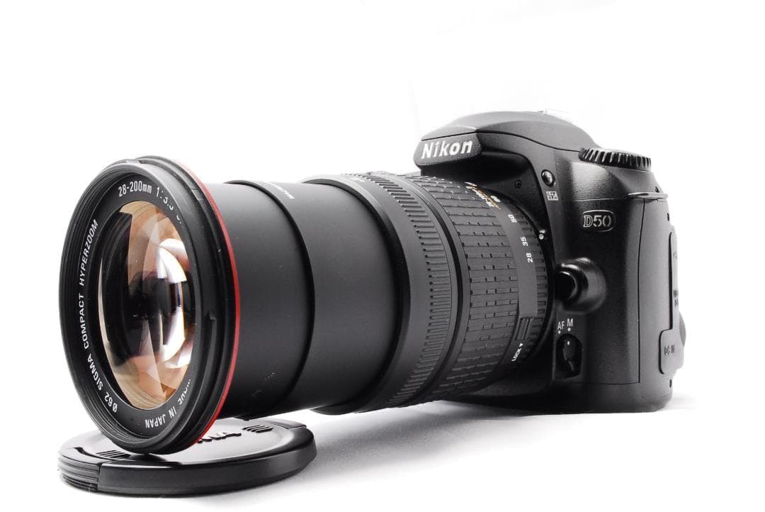 付替不要‼️万能レンズ付✨Nikon D50 レンズセット スマホ転送 初心者