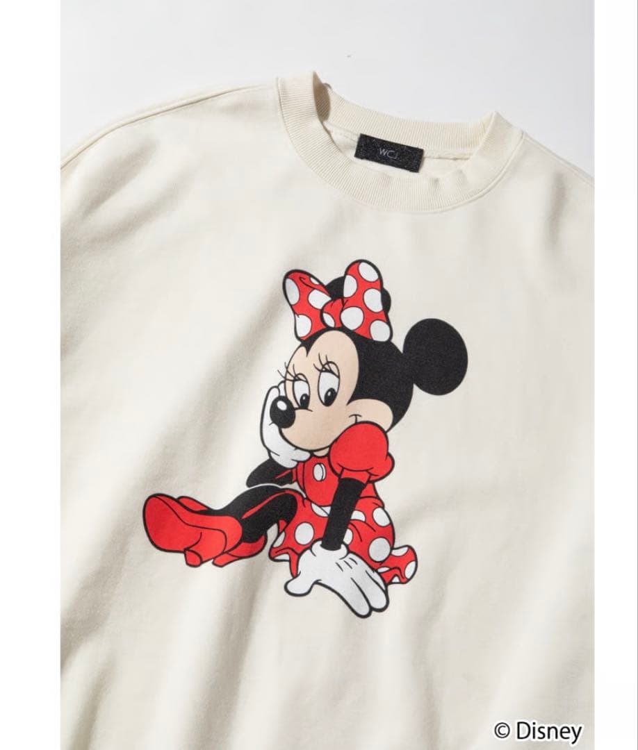 WCJ Disney ミニーマウス プリント スウェット