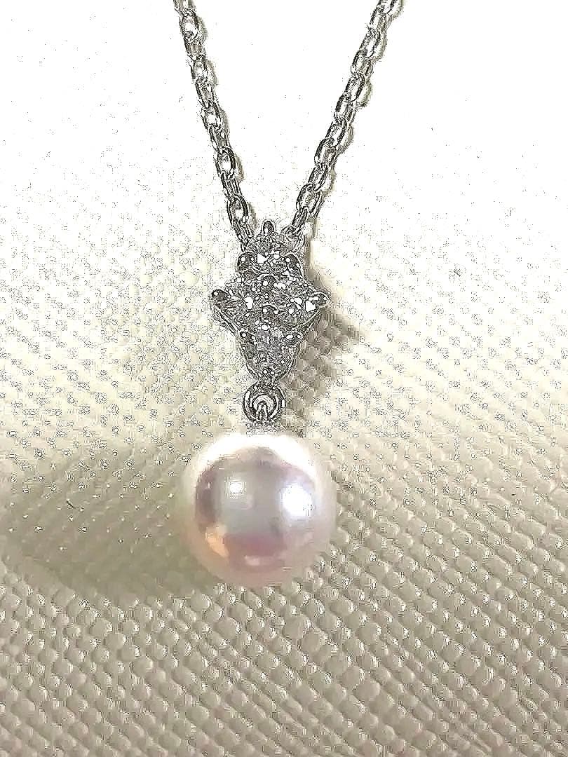 ✨ミキモト アコヤパール ネックレス ダイヤ アコヤパール7.2mm