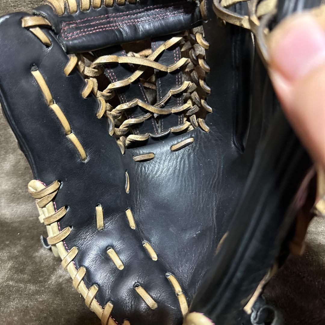【中古】グラブワークス　オーダー一般硬式内野用グローブ 　薬指リング