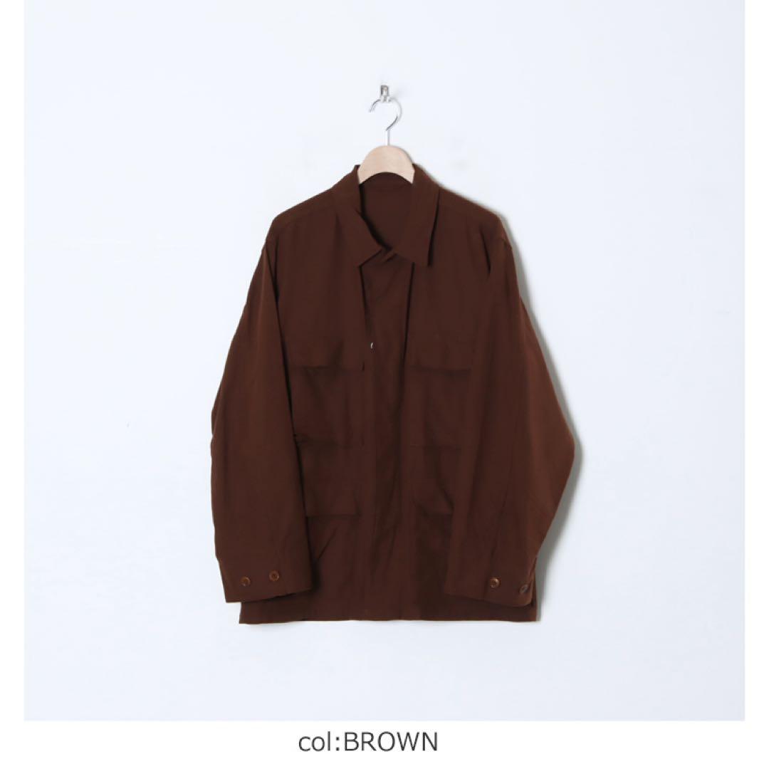 COMOLI ブラウン B.D.U ジャケット 2