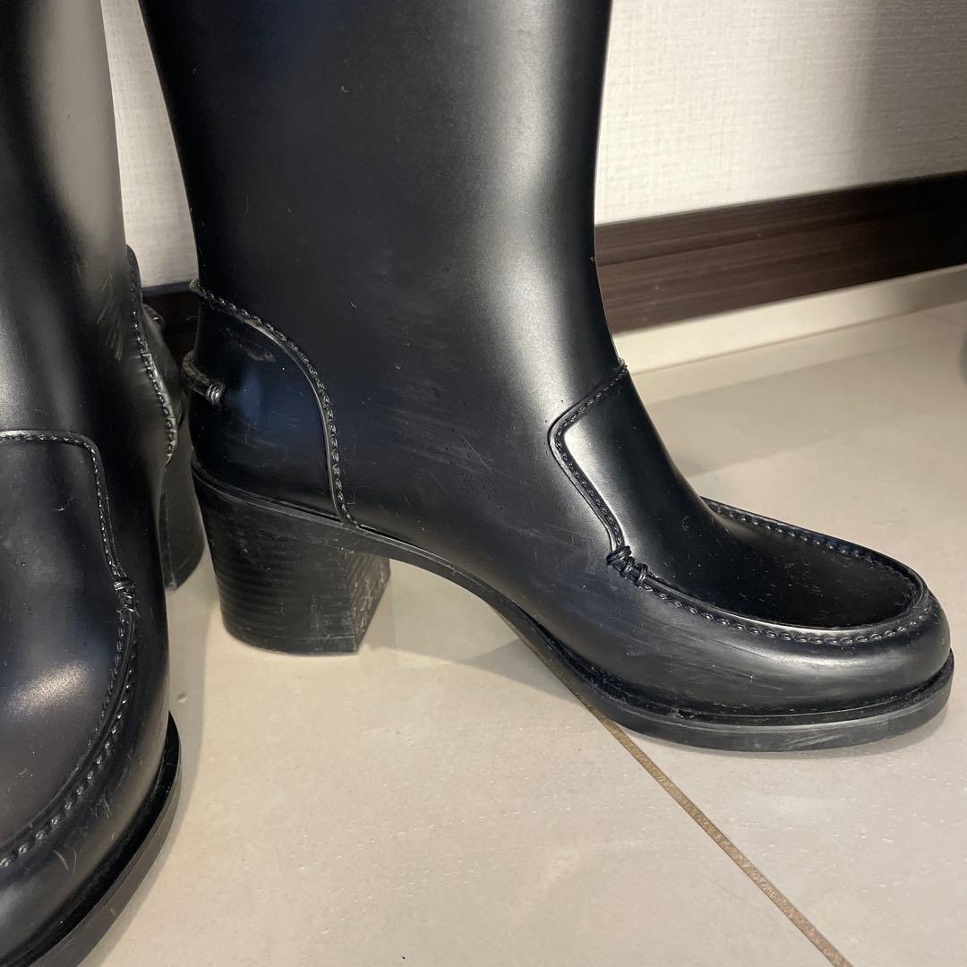 フェラガモ　レインブーツ　ロングレインブーツ