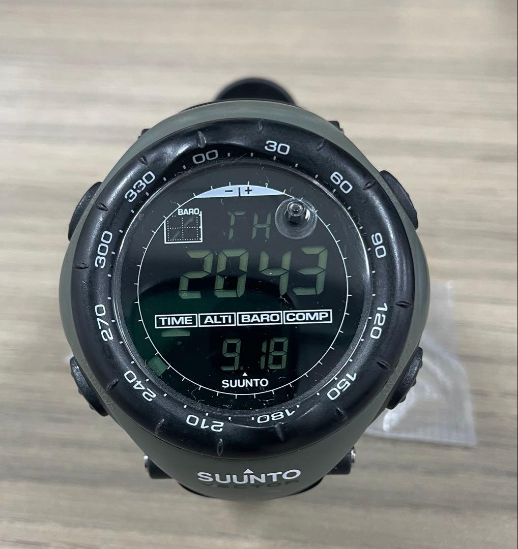SUUNTO VECTOR スント ベクター ミリタリーグリーン(取説、外箱付)