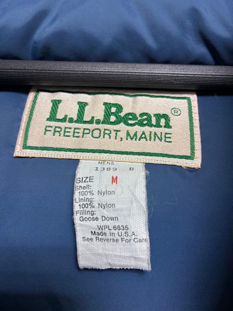 エルエルビーン　ダウンベスト　USA製　80s