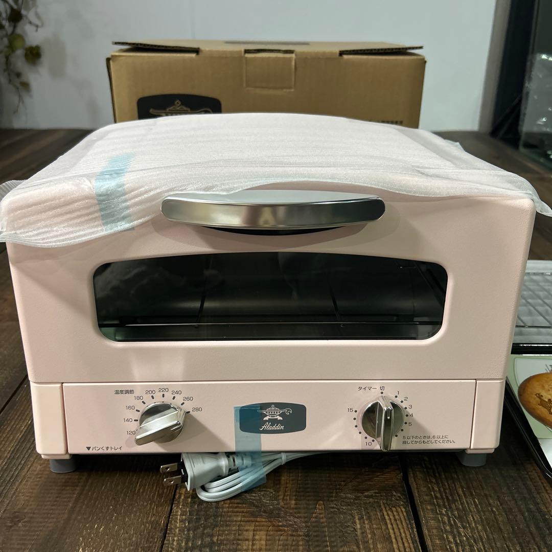 【新品】アラジン グラファイトトースター ピンク&ホットサンドメーカー