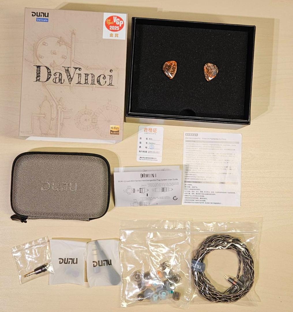 Dunu Davinci 美品／正規店購入・エージング済・使用2時間