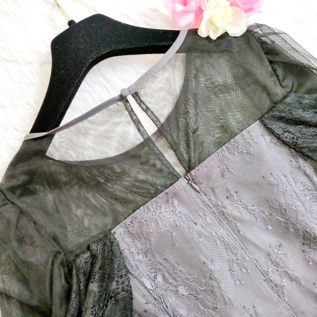 【タグ付き】RUIRUE BOUTIQUEレースオフショルマーメイドフレアワンピ