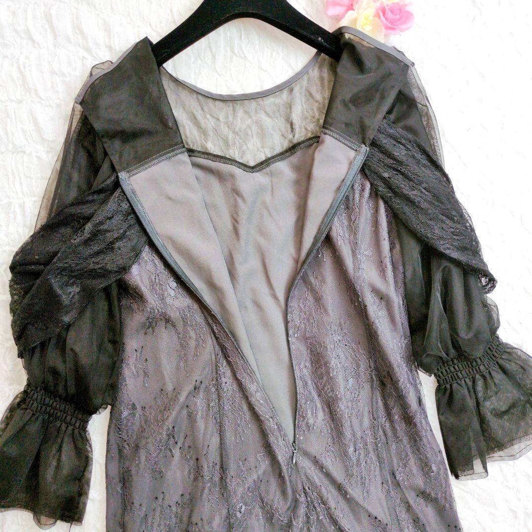 【タグ付き】RUIRUE BOUTIQUEレースオフショルマーメイドフレアワンピ