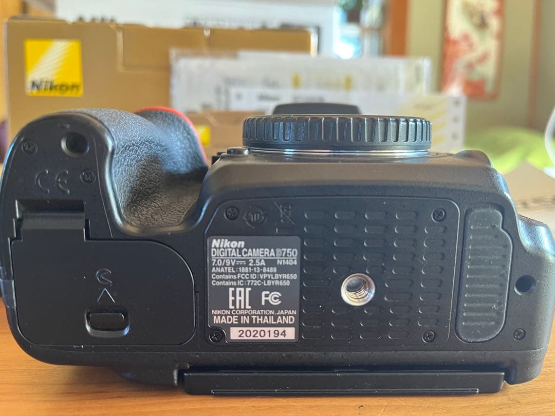 Nikon D750 ／正規点検にて不具合なし