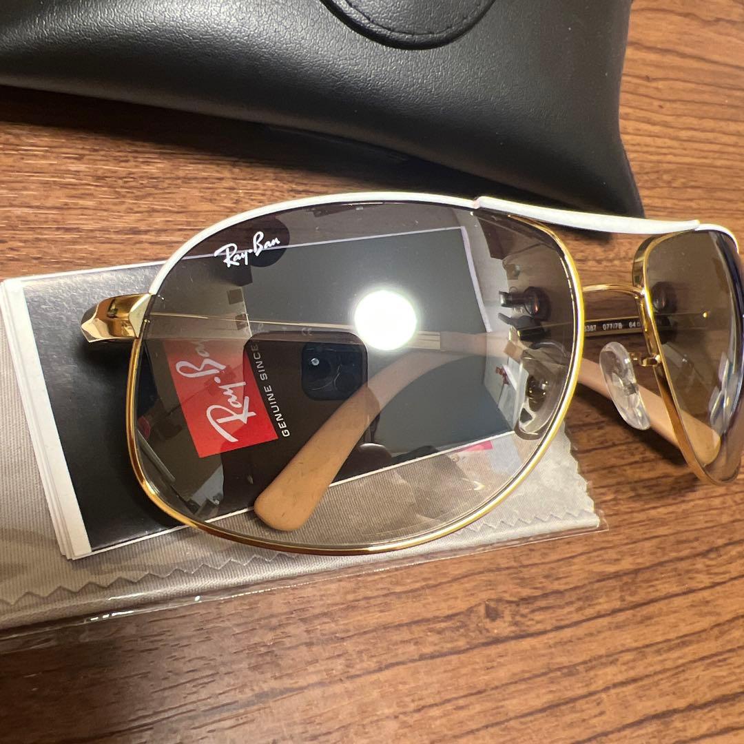 曆　レイバン RB3387-077 7B 美品　レアモデル