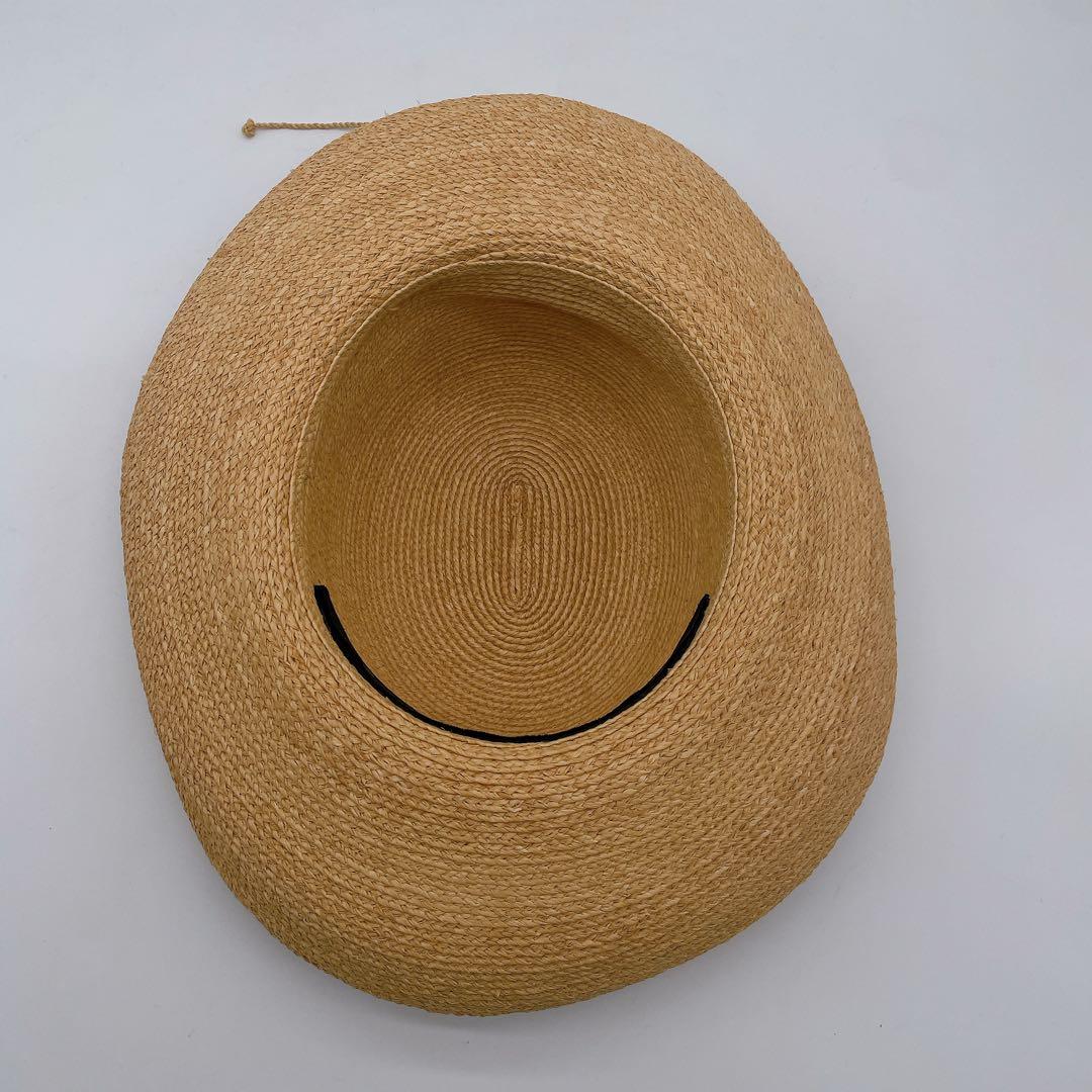 【ヘレンカミンスキー】Newport SB ラフィア 麦わら帽子 ハット リボン