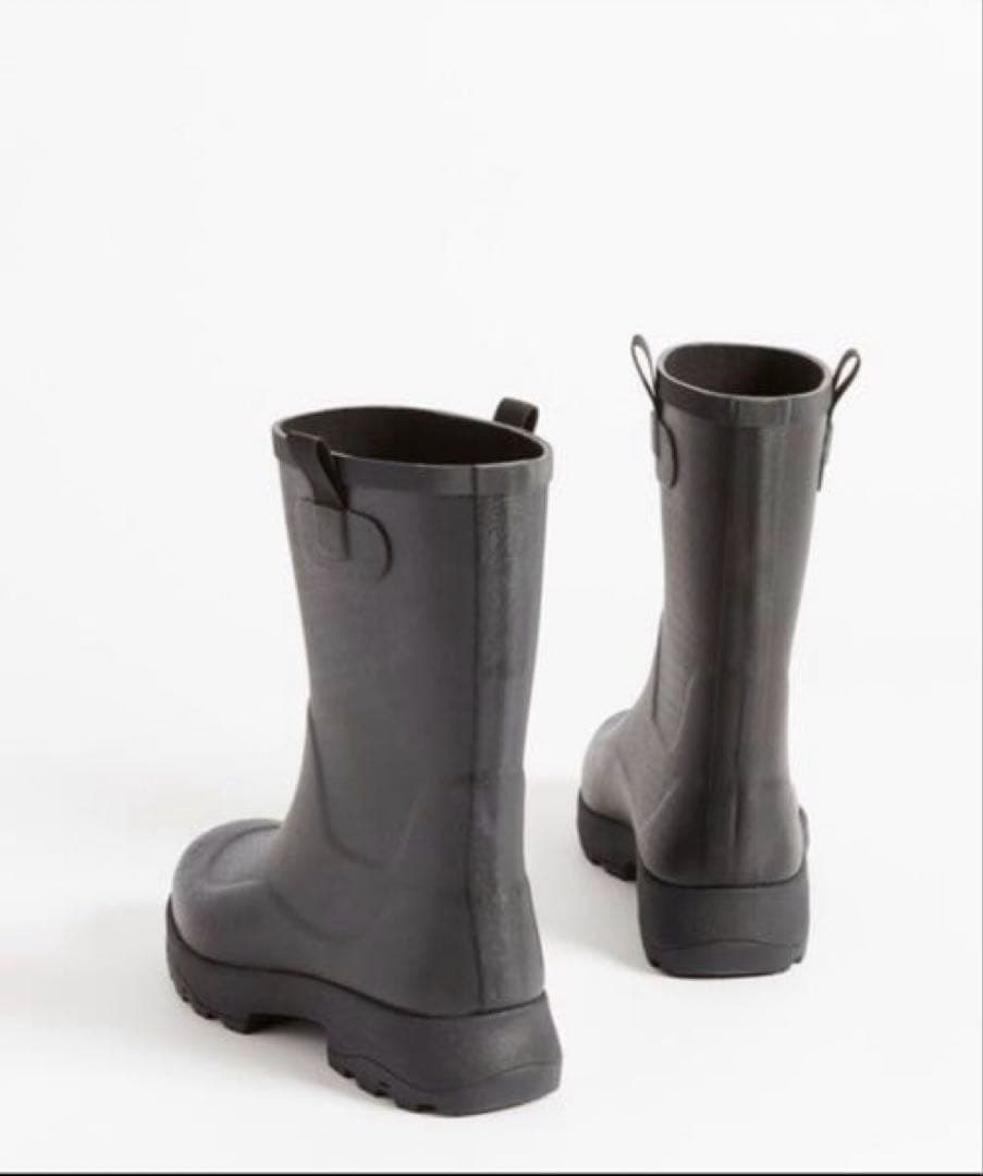 AIGLE ブラック 防水 アリアラバーハンティングブーツ/レインブーツ/ 38