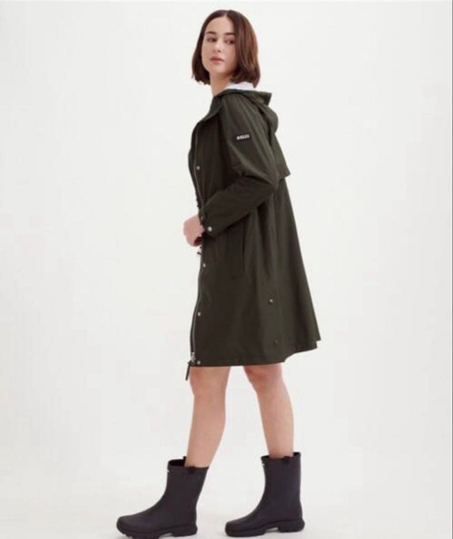 AIGLE ブラック 防水 アリアラバーハンティングブーツ/レインブーツ/ 38