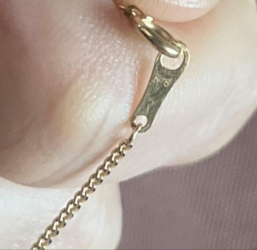 訳あり18金製ネックレス45cm