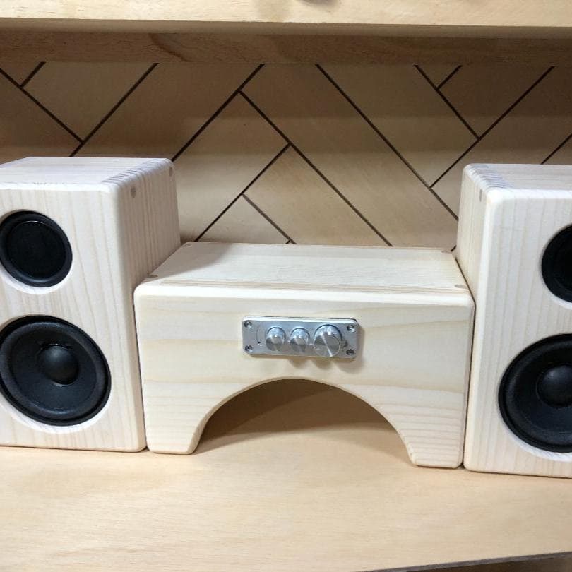 つみきコンポ風スピーカー【Bluetoothスピーカー】