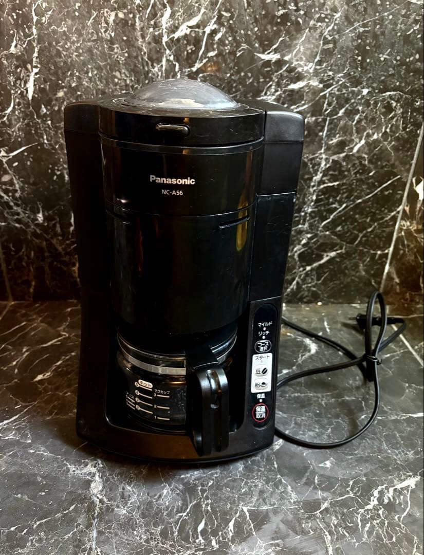 パナソニックコーヒーメーカー 全自動ミル付き沸騰浄水機能 （Panasonic)