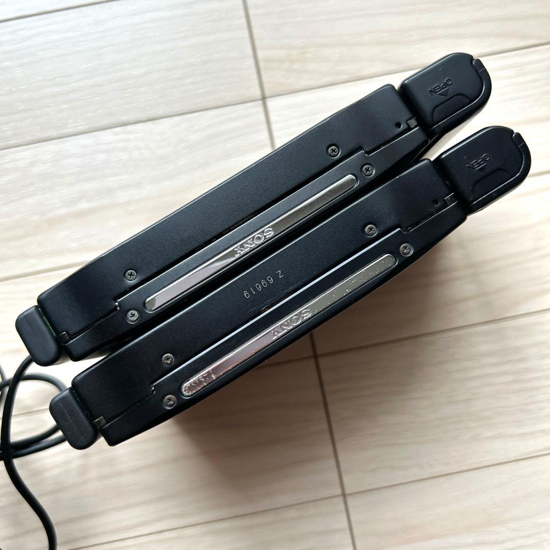 ジャンク SONY カセットウォークマン 2台セット 単三電池アダプター付