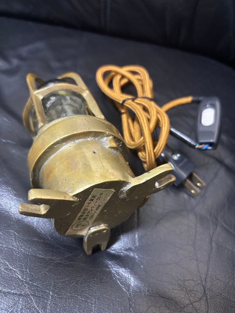 西洋 アンティーク 真鍮 船舶照明 マリンランプ