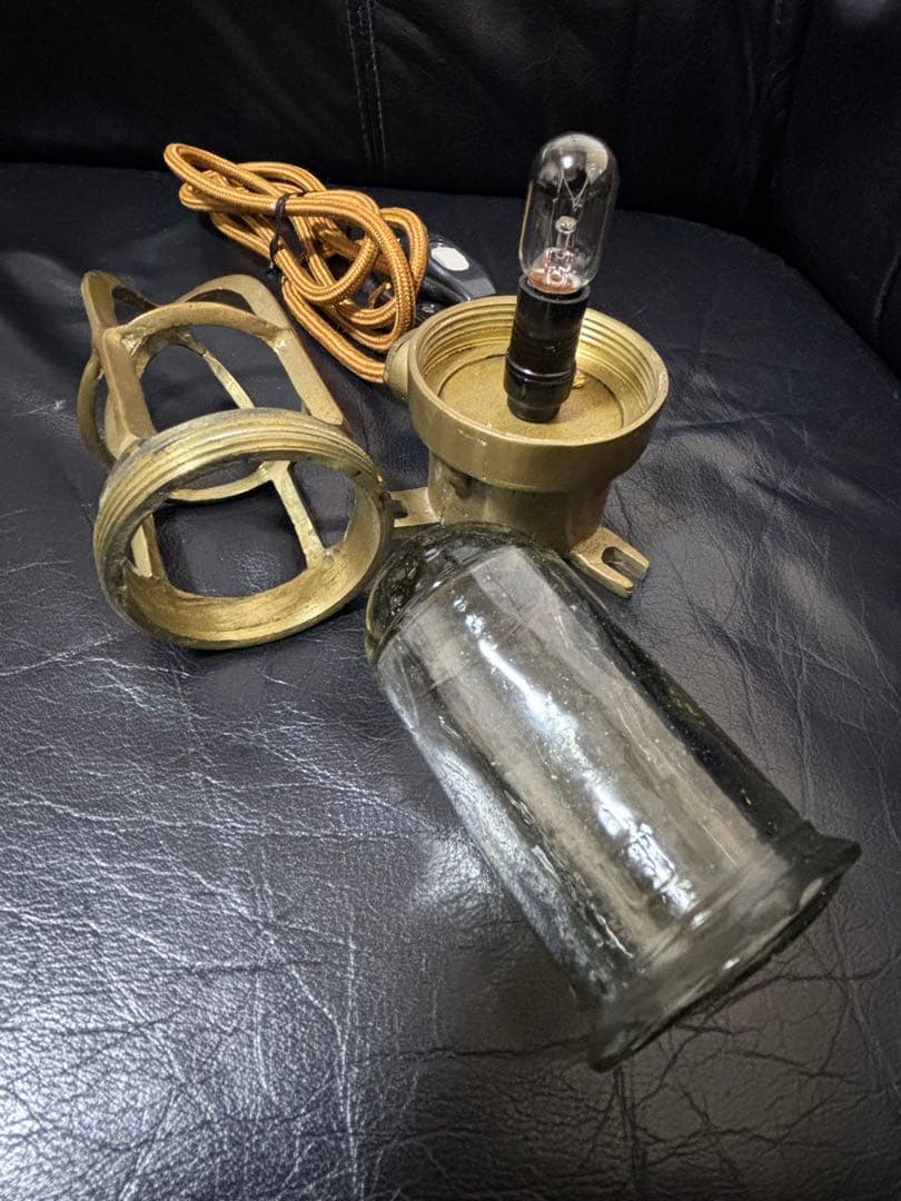 西洋 アンティーク 真鍮 船舶照明 マリンランプ