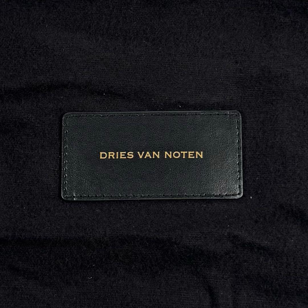 美品 ドリスヴァンノッテン パイソン クラッチバッグ フラワープリント レザー