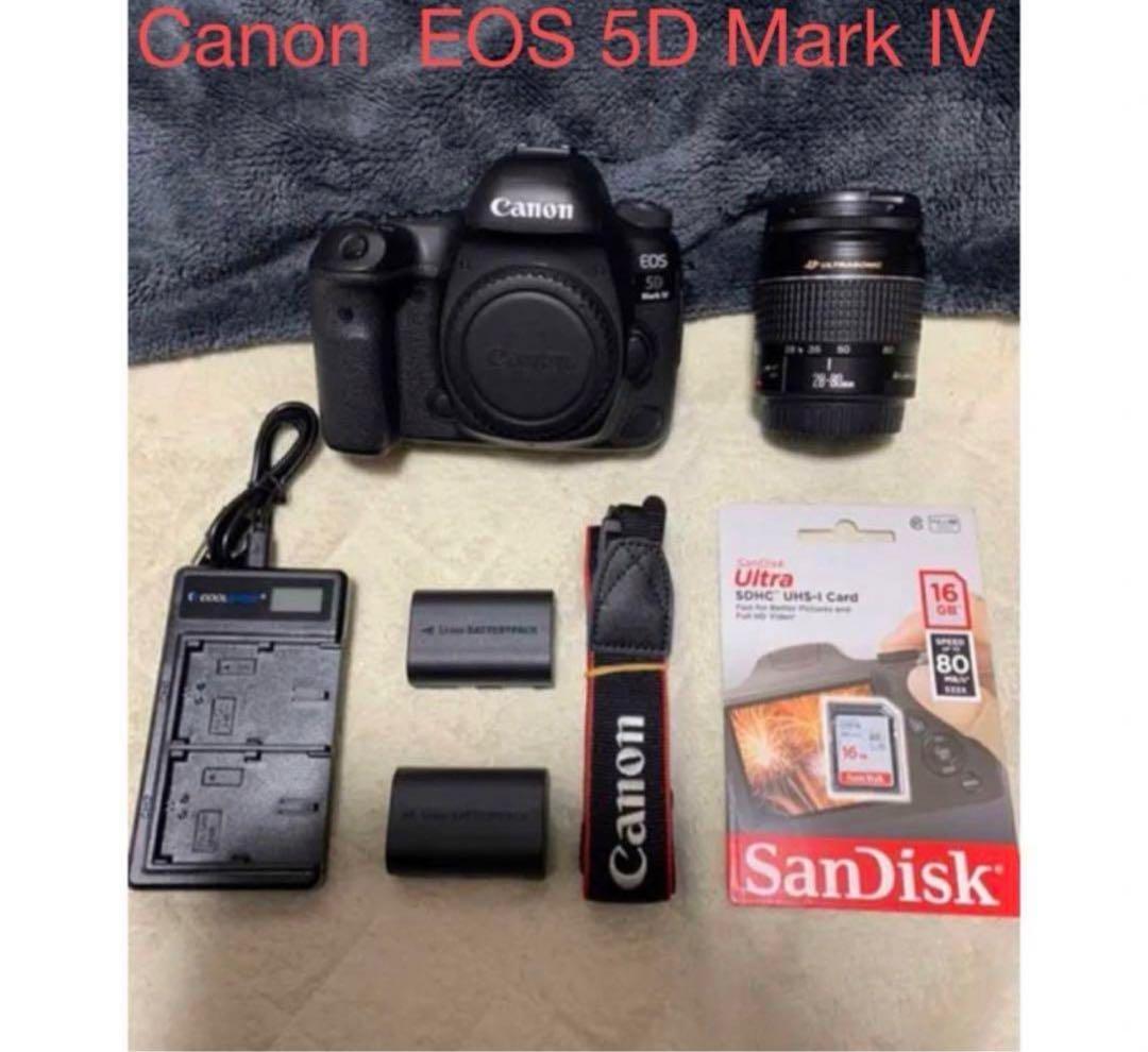 デジタル一眼レフカメラ/canon eos 5d mark iv標準レンズセット