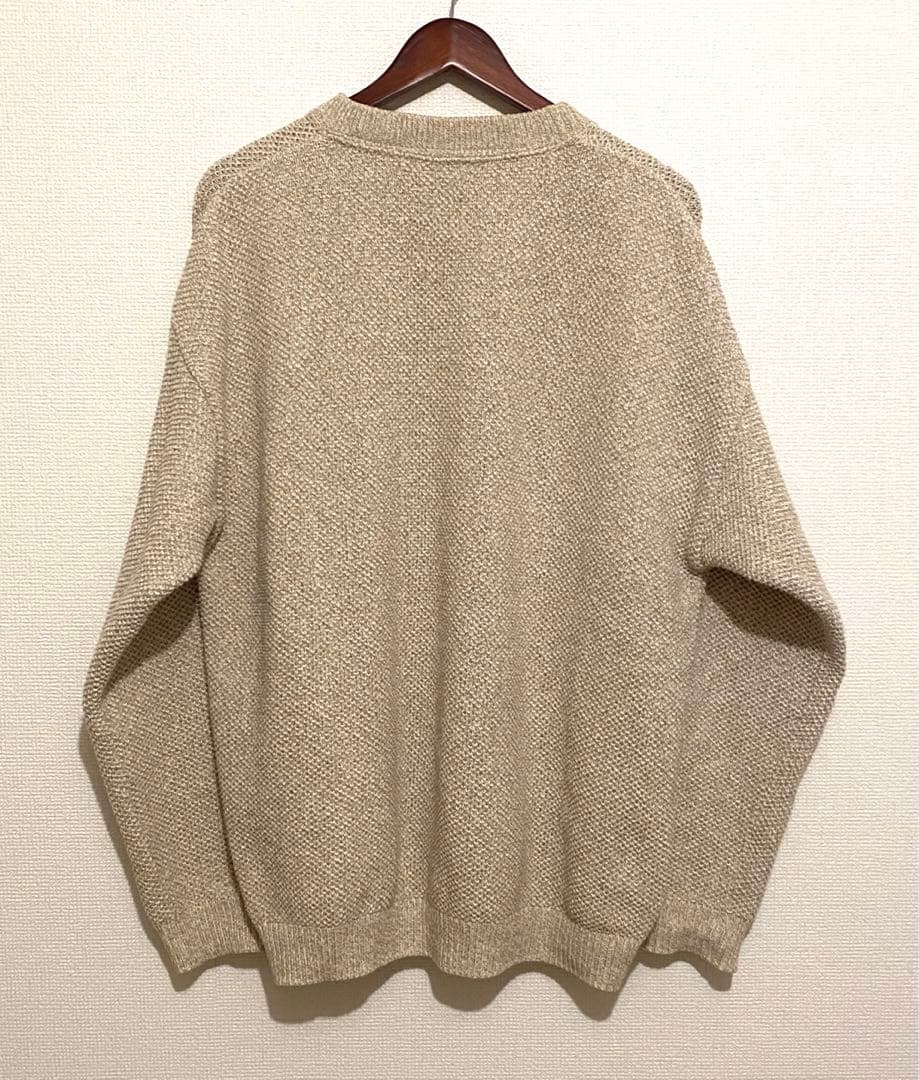 80s USA製 Willis &  前V コットン ニット