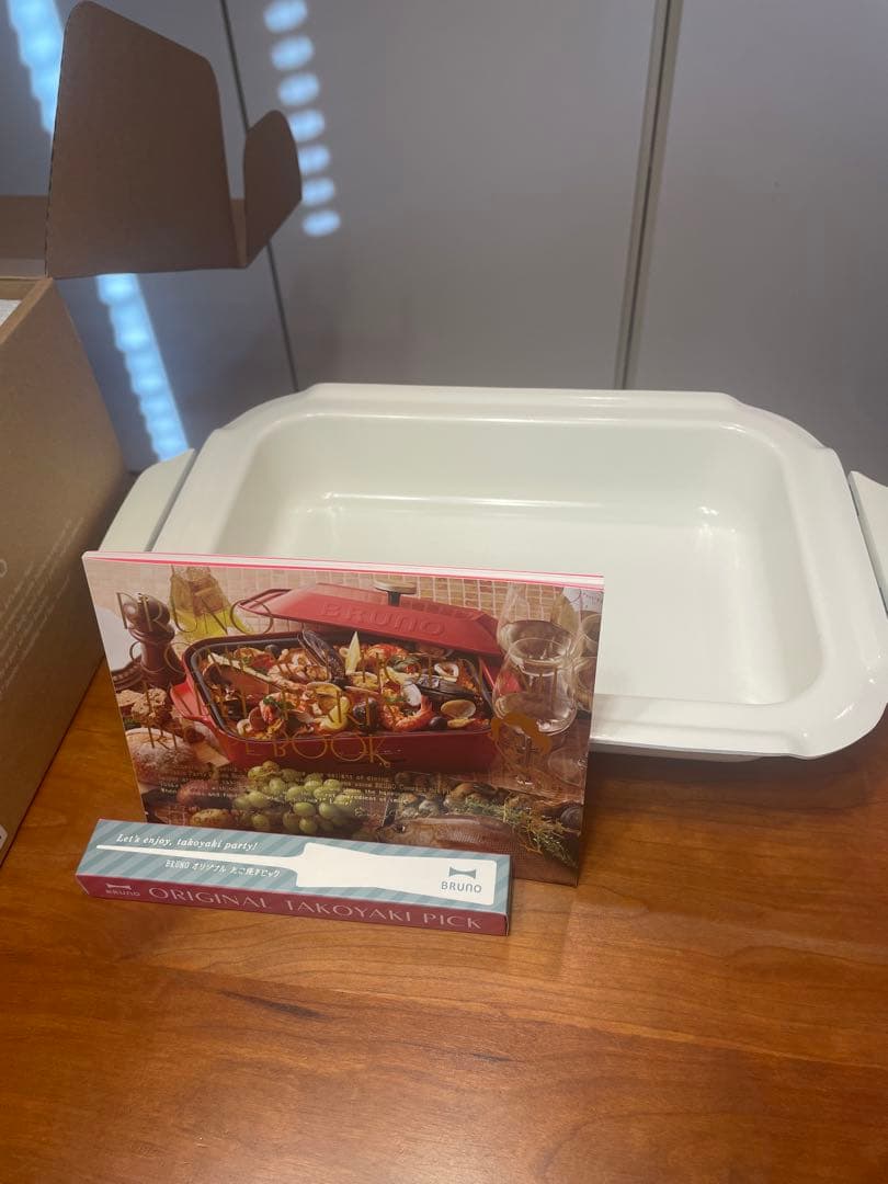 BRUNO ホットプレート+鍋　ギフトセット　ホワイト