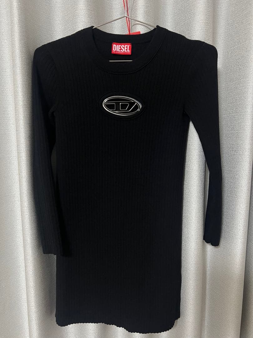 ディーゼル　diesel ニットワンピ　ニット　長袖　リブ　トップス　Tシャツ