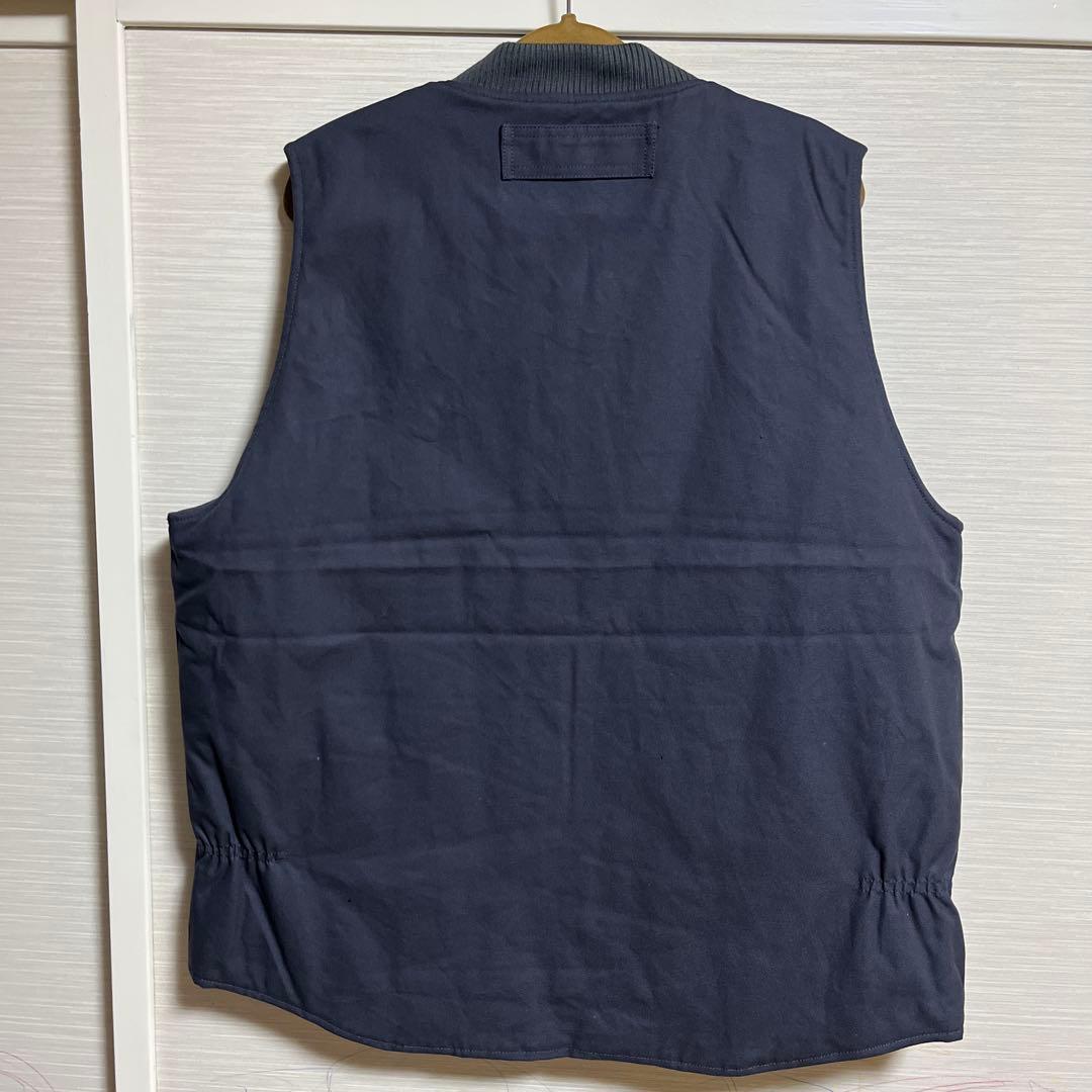 試着のみ ブルコ リブカラーダックベスト