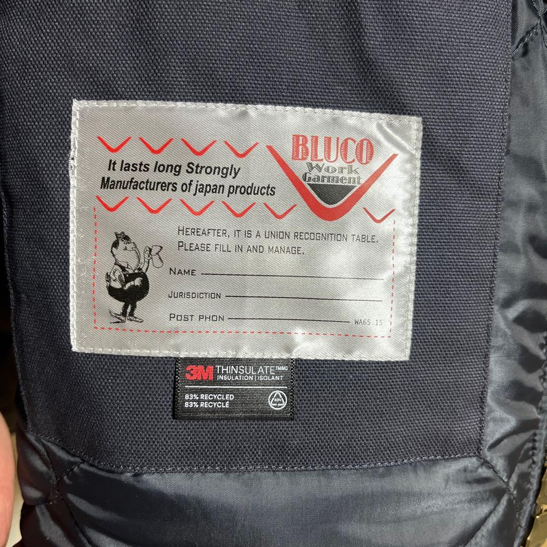 試着のみ ブルコ リブカラーダックベスト