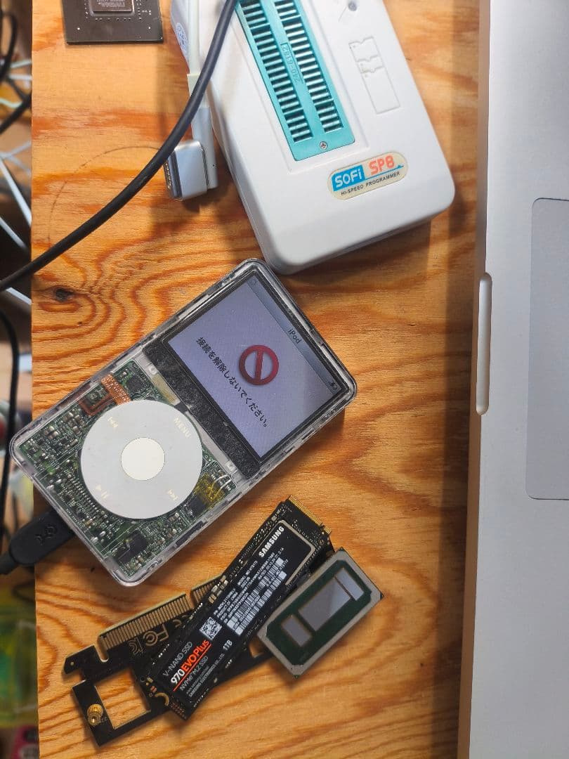 ポータブルプレーヤー iPod Classic Taptic iMod & USB-C 512GB