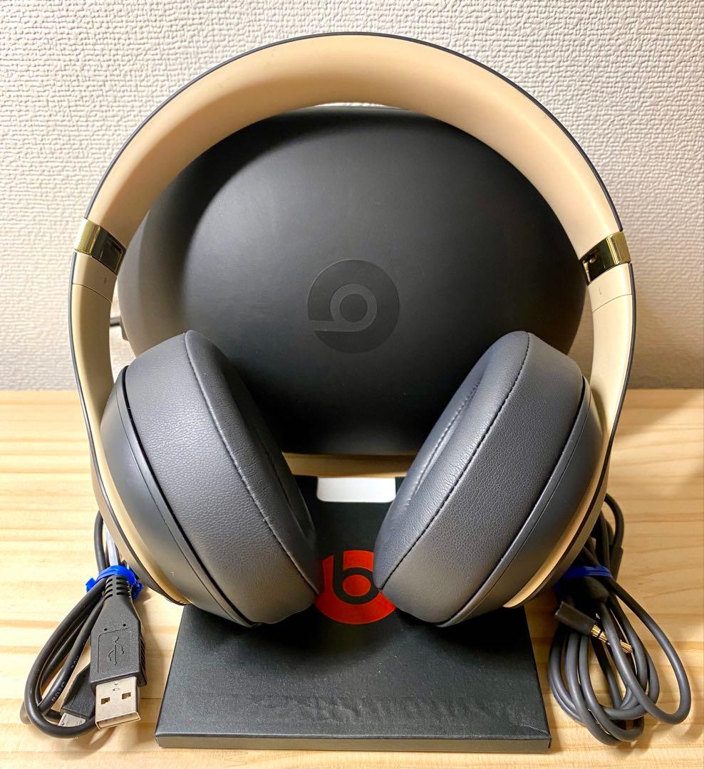 Beats studio3 ワイヤレスヘッドホン ブラック/ゴールド