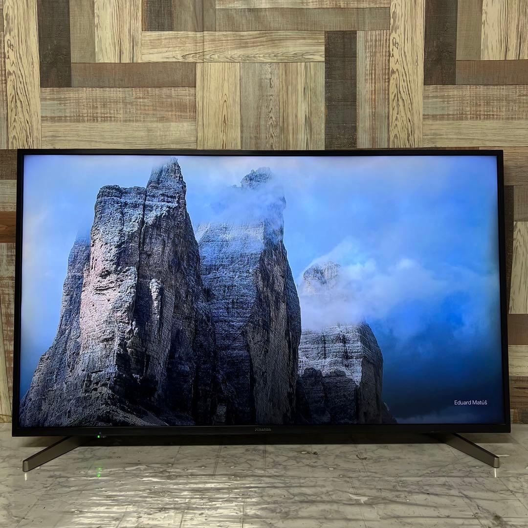 即日受渡❣️全国送料込ハイセンス50型4K液晶テレビWチューナー外付けHDD録画