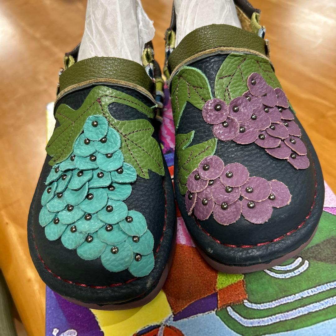 エスタシオンのレザー靴　S S