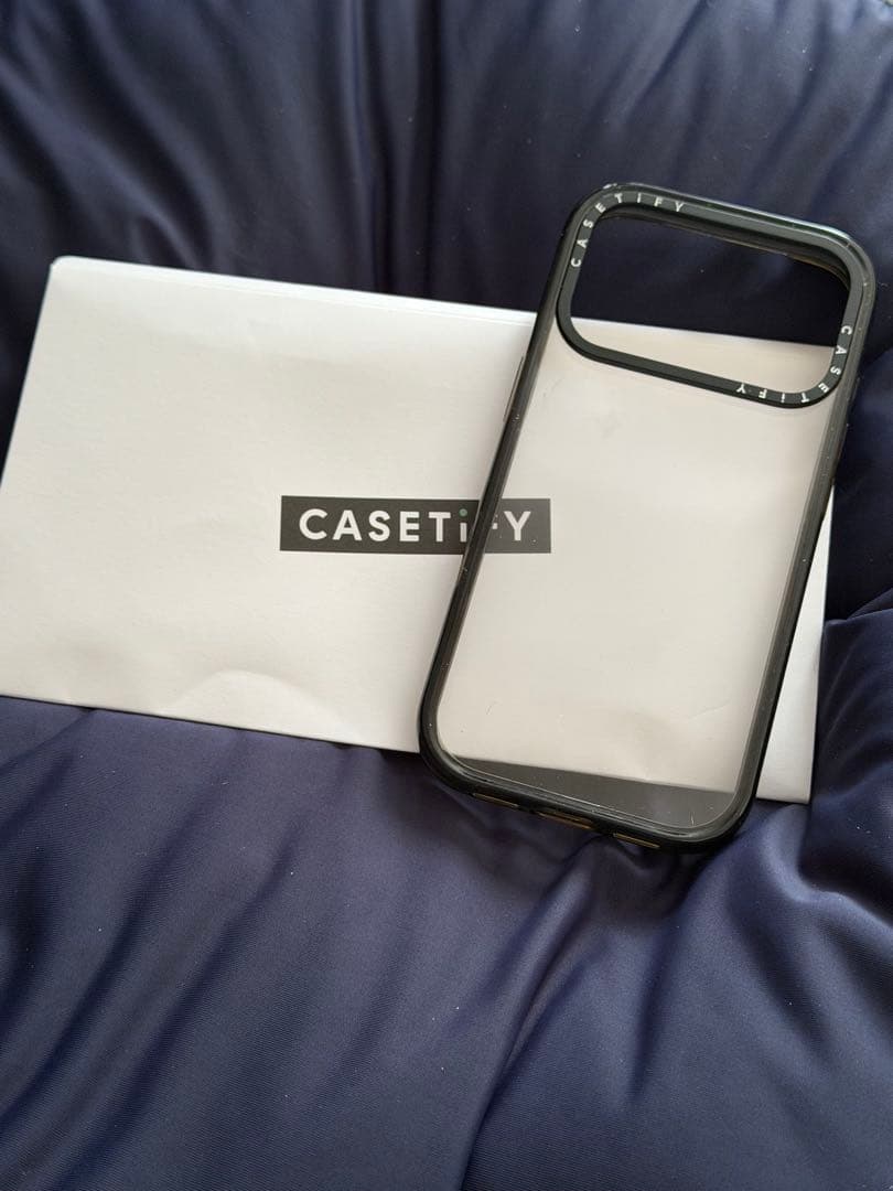 CASETiFY ブラック ソフトケース iPhone17pro