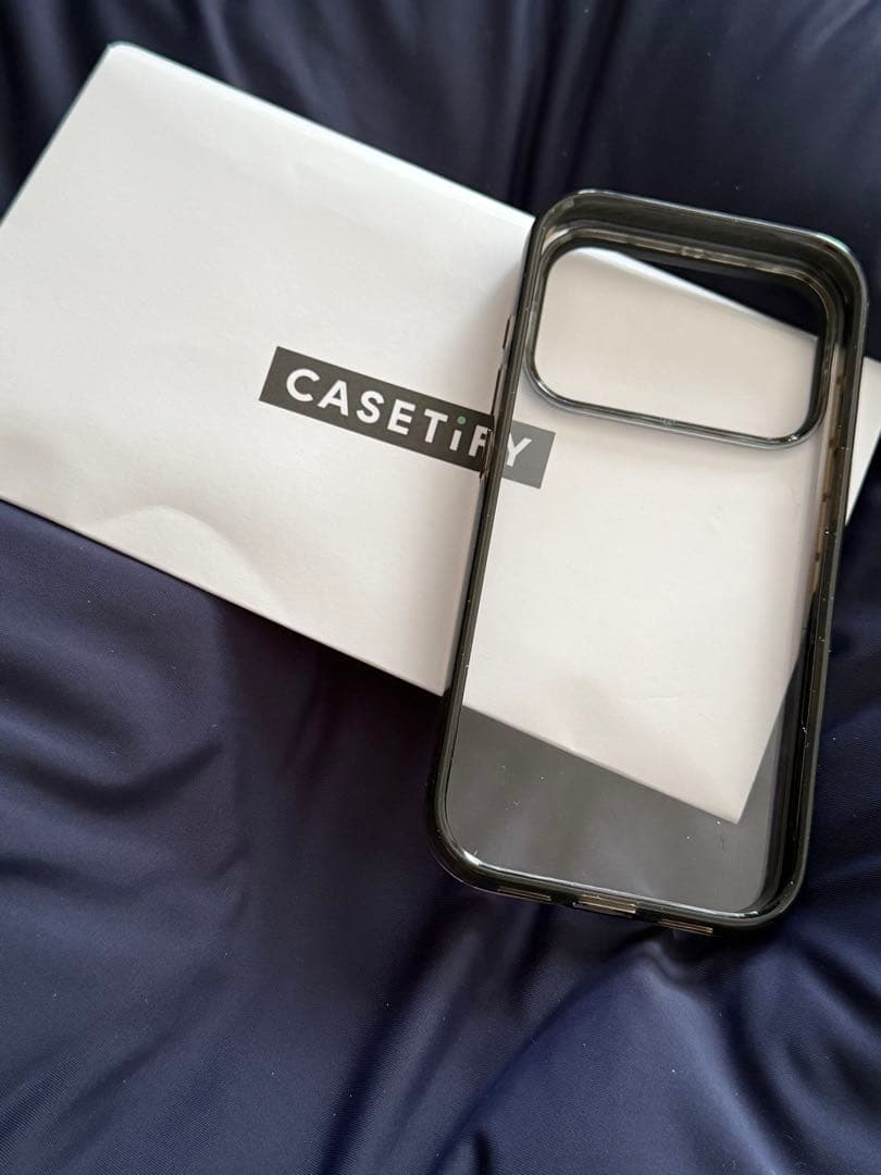CASETiFY ブラック ソフトケース iPhone17pro