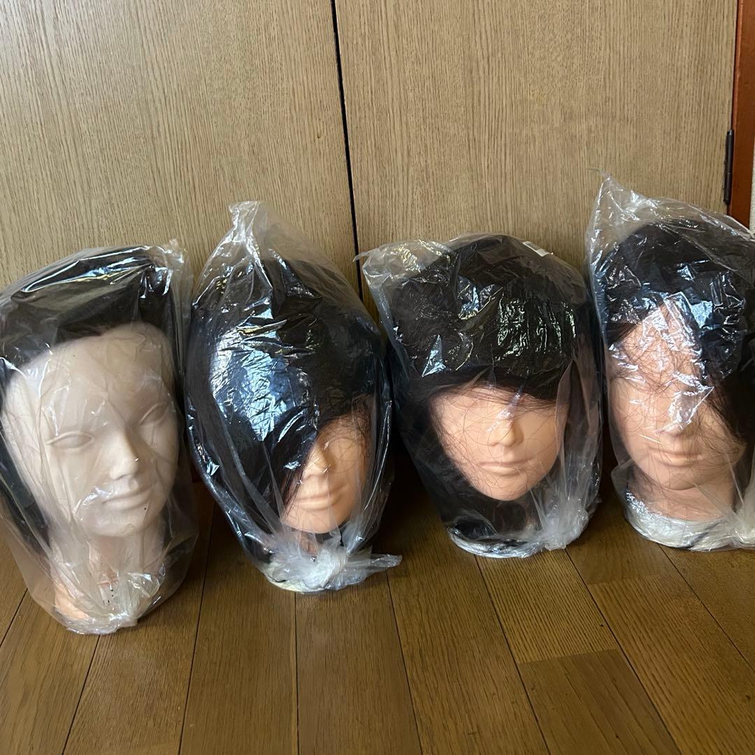 カットウィッグ4個セット（メイクなしタイプ）