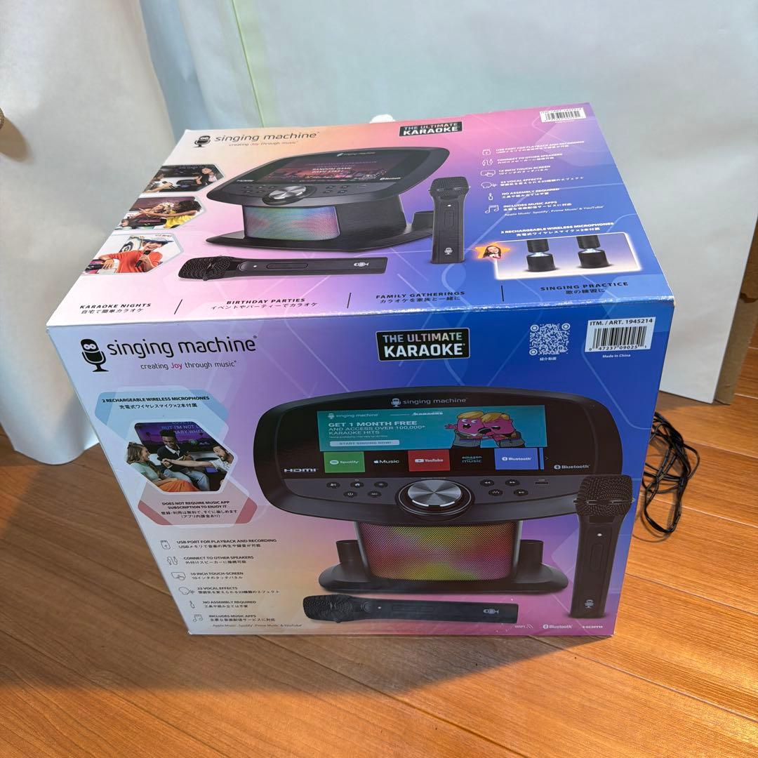 コストコのカラオケマシーン　(singing machine)