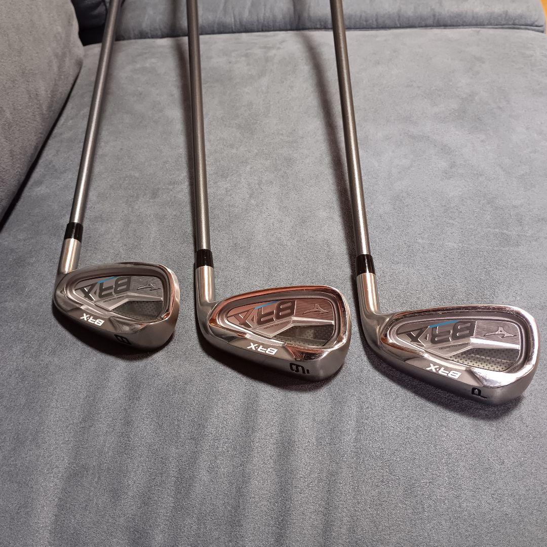 2022年発売モデル【最終価格】ミズノBR- Xアイアン3本　8番9番PW R