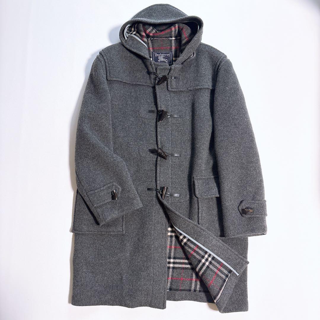 Burberry's イングランド製　ダッフルコート　チェック　大きいサイズ