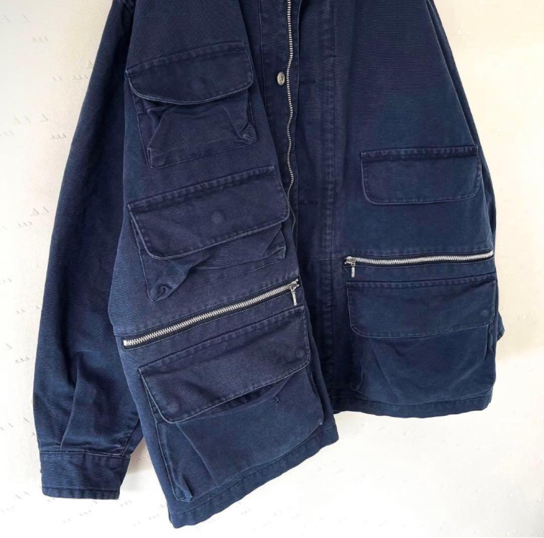 古着 90s ノーティカ ハンティングジャケット カバーオール マルチポケット