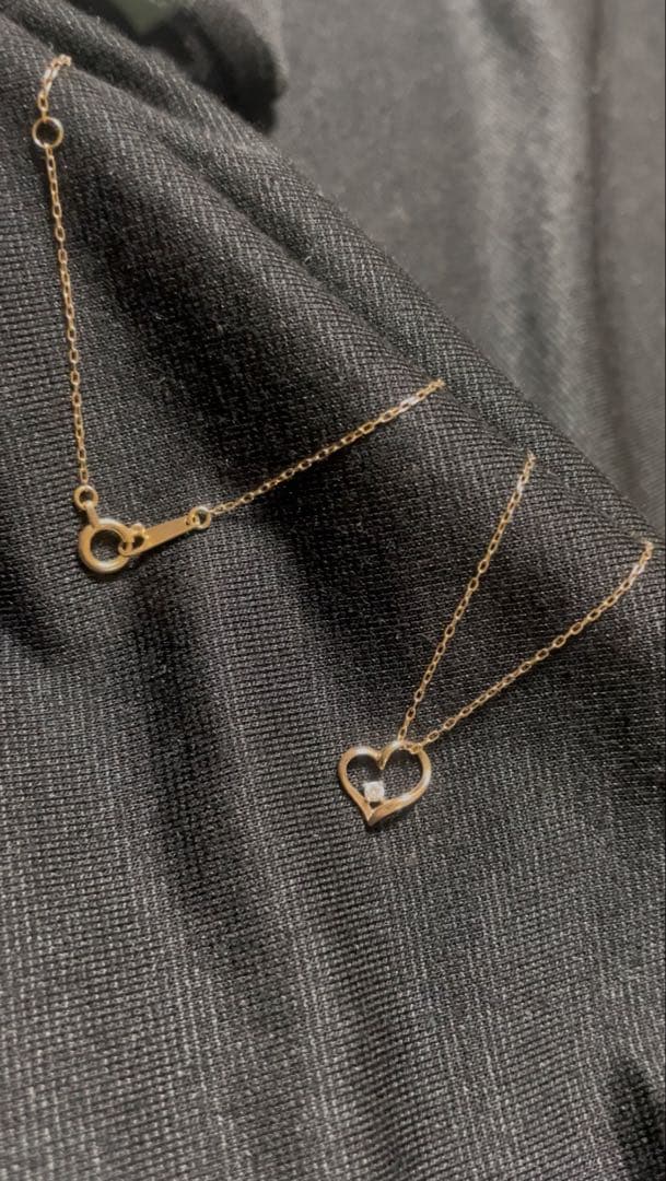 tsutsumi ピンクゴールド・ダイヤモンドネックレス