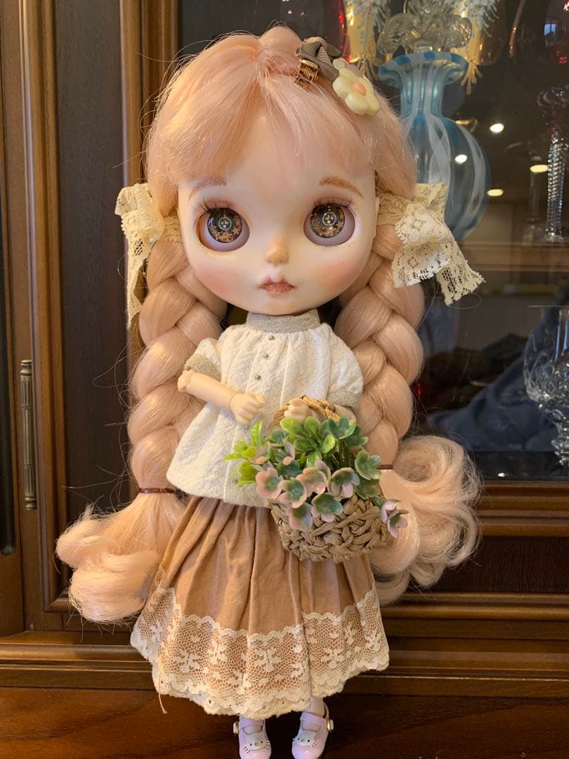 カスタム アイシードール アウトフィット 小物付き❤ピンクの可愛い子❤