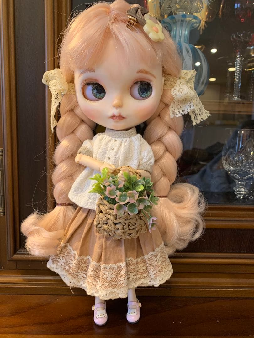 カスタム アイシードール アウトフィット 小物付き❤ピンクの可愛い子❤