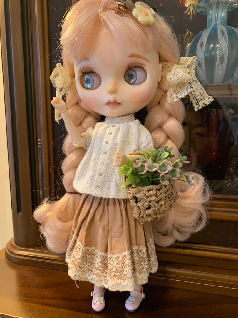 カスタム アイシードール アウトフィット 小物付き❤ピンクの可愛い子❤