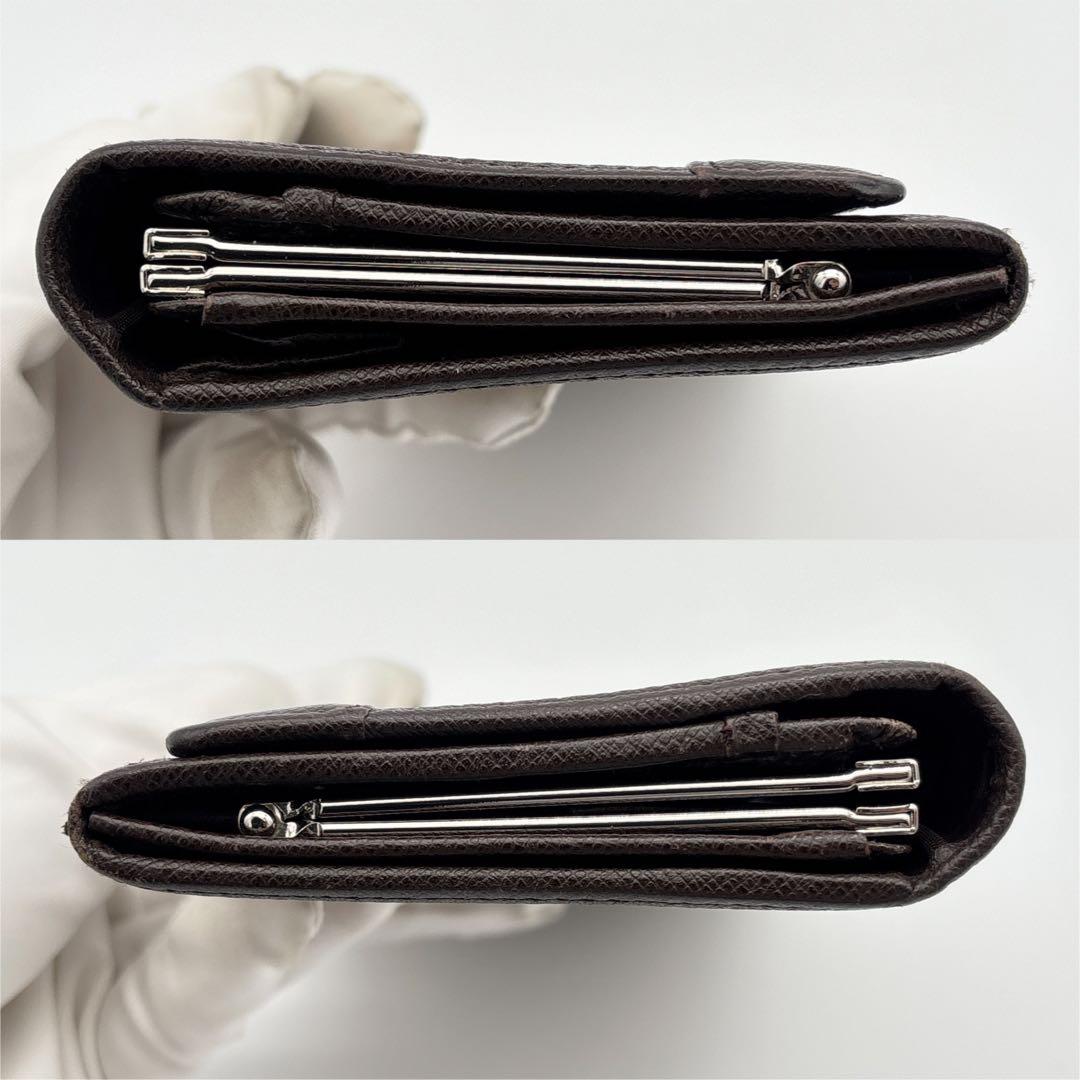 BURBERRY がま口 長財布 ノバチェック レザー ウォレット ベージュ