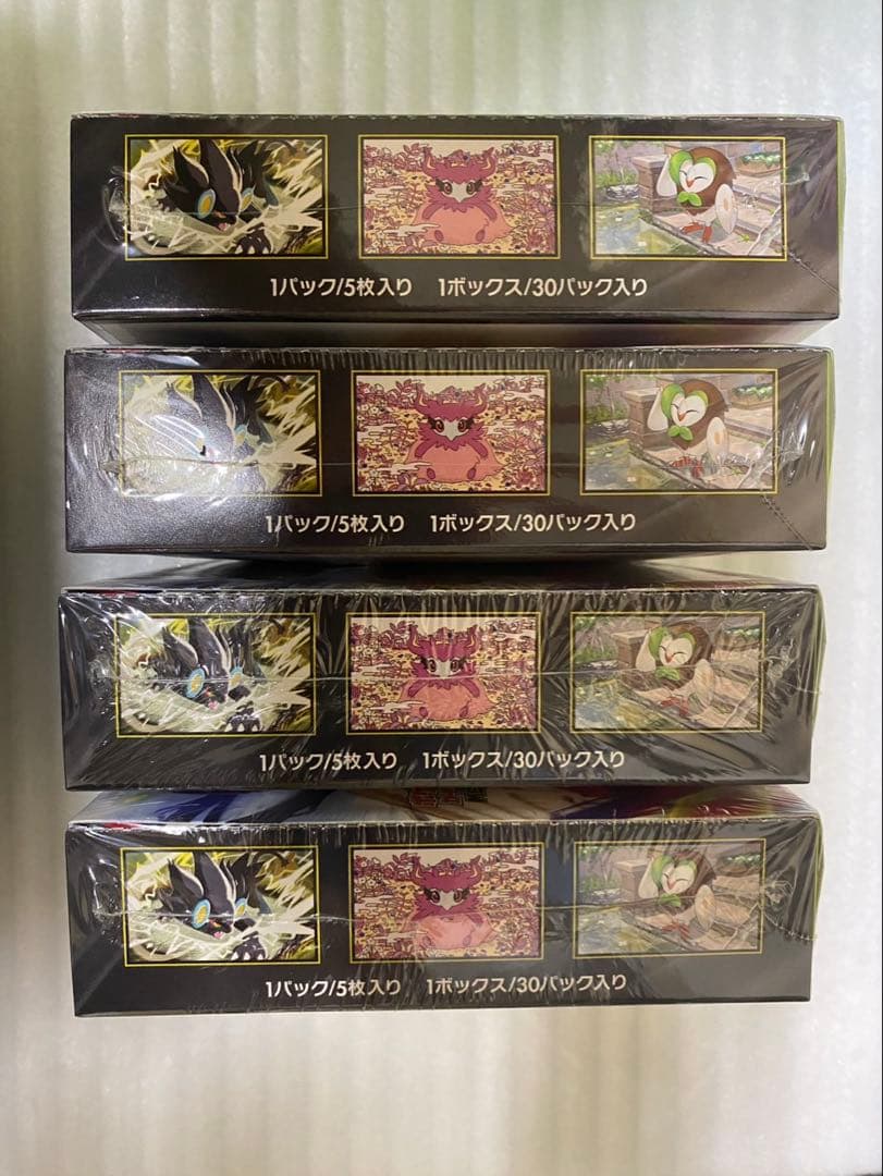 ポケモンカード ムニキスゼロ 4BOX シュリンク付き新品未開封